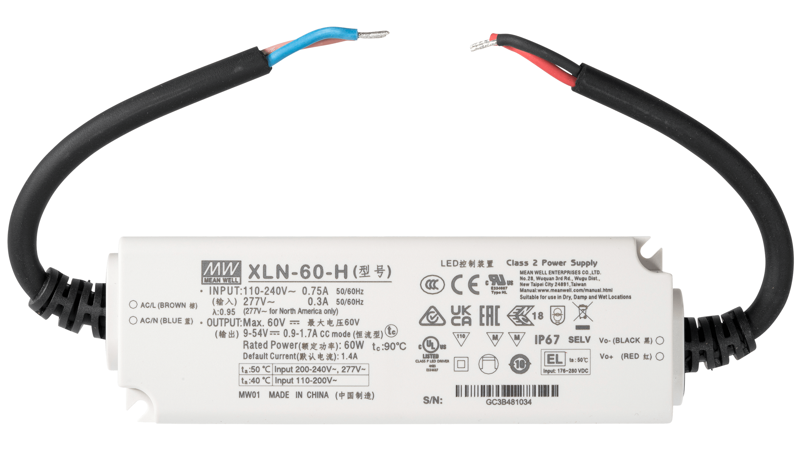 60W LED Betriebsgerät 900...1700mA/9V...54V, NFC – Bild 2