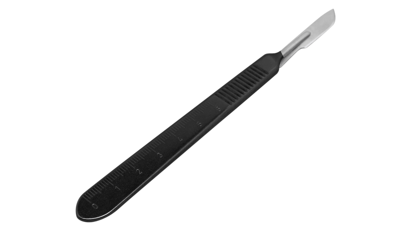 ESD Skalpellgriff, mit 5 Klingen
