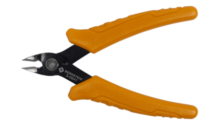Mini diagonal cutters without bevel for CU wires up to Ø 1.0 mm 18AWG