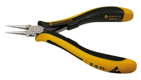 ESD Rundzange CLASSICline ableitfähig 120 mm glatte Greifflächen