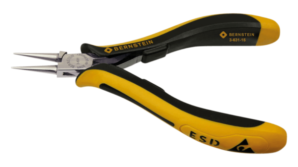 ESD Rundzange CLASSICline ableitfähig 120 mm glatte Greifflächen