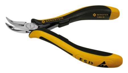 ESD needle nose pliers CLASSICline dissipative 120 mm smooth gripping surfaces