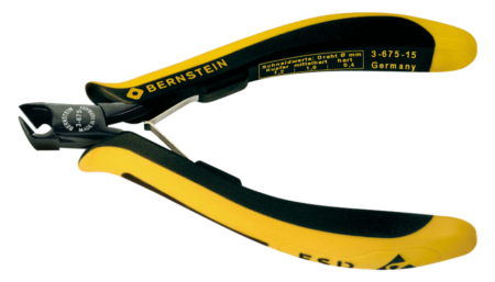 ESD diagonal face cutter EUROline dissipative 115 mm Mini-Wate