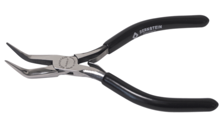 ESD needle nose pliers BLACKline dissipative 145 mm with cut