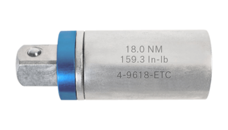 Torque adapter 18.0 Nm on both sides 3/8 inch square