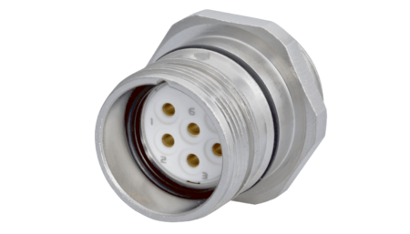 Boîtier M23 Signal Connecteur monotrou