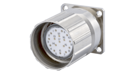 Boîtier M23 Signal Connecteur avec écrou moleté, positionnable