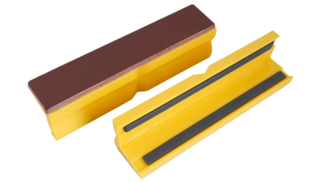 Protective jaws with leather lining (pair) 125 mm