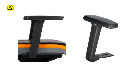 Bimos multifunctional armrest ESD, NEON, 2 pieces