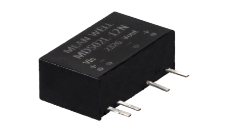 2W medical DC/DC converter, input 4.5...5.5V, output 5V/0.4A