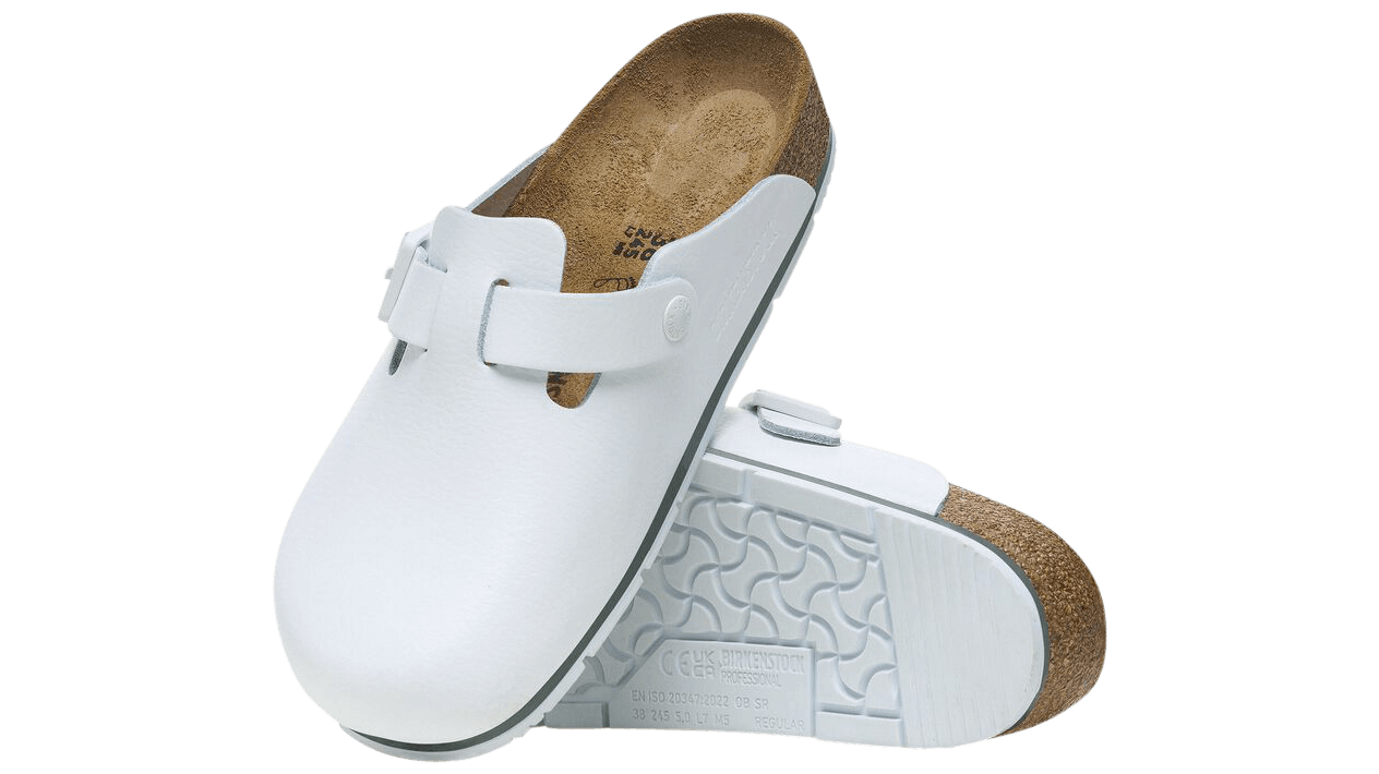 Berufsschuh "Boston PRO Naturleder Birkenstock", weiss