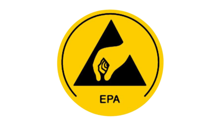 ESD protection symbol, sheet 250 pieces