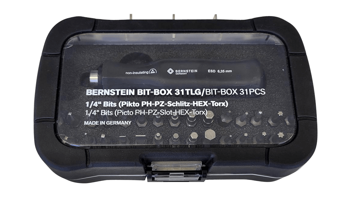 1/4 Zoll Bit-Box 31-tlg mit ESD Griff – Bild 2