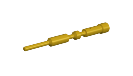 M23 crimping pin Ø 1.0mm, turned 7.010.941.001