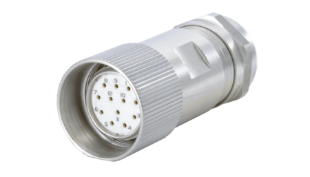 Boîtier M23 Signal Connecteur de câble INOX