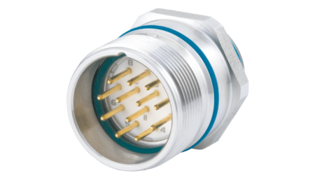 Boîtier M23 Signal Connecteur monotrou INOX