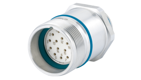 Boîtier M23 Signal Connecteur monotrou INOX