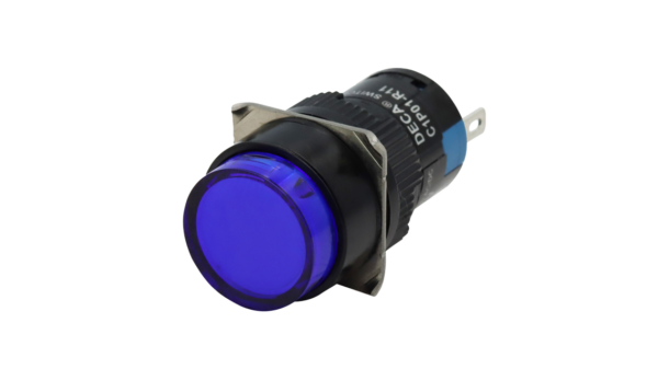 Kontrolleuchte, mit LED Licht, 24Vdc, blau