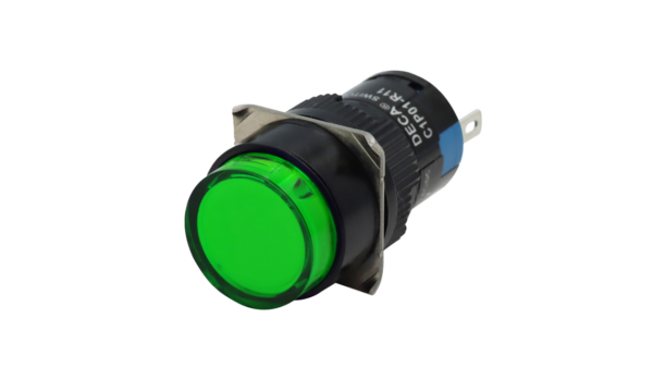 Kontrolleuchte, mit LED Licht, 24Vdc, grün
