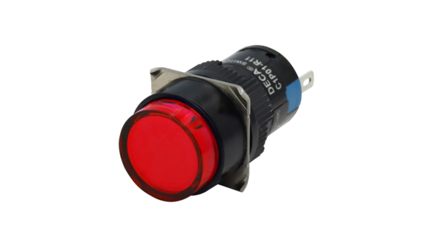 Kontrolleuchte, mit LED Licht, 24Vdc, rot
