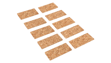 Self-adhesive cork strips 50 x 25 x 3.0 mm (PU10)