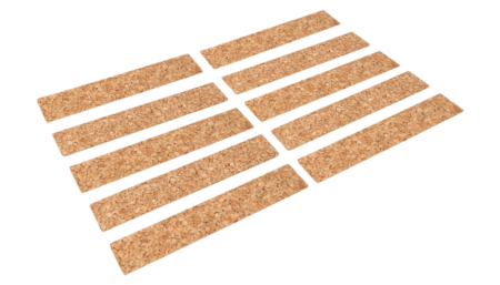 Self-adhesive cork strips 150 x 25 x 3.0 mm (PU10)