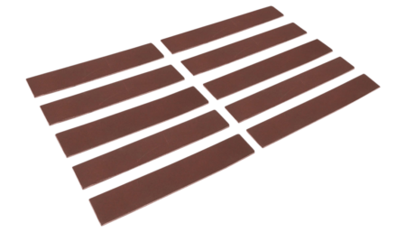Self-adhesive leather strips 150 x 25 x 3.0 mm (PU10)