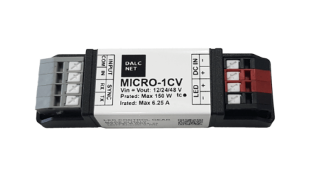 Micro LED Dimmer+Fader+Driver, 1 Kanal, Konstantspannungs Eingang 12-48VDC, 150W