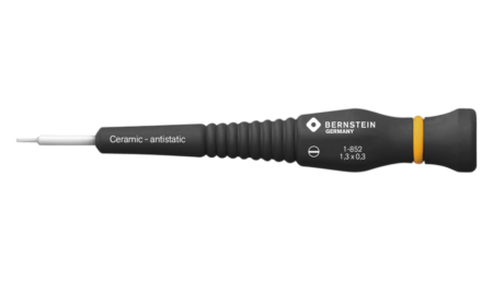 Ceramic adjustment screwdriver Slotted blade 1.3x0.3x20 mm Trimmer