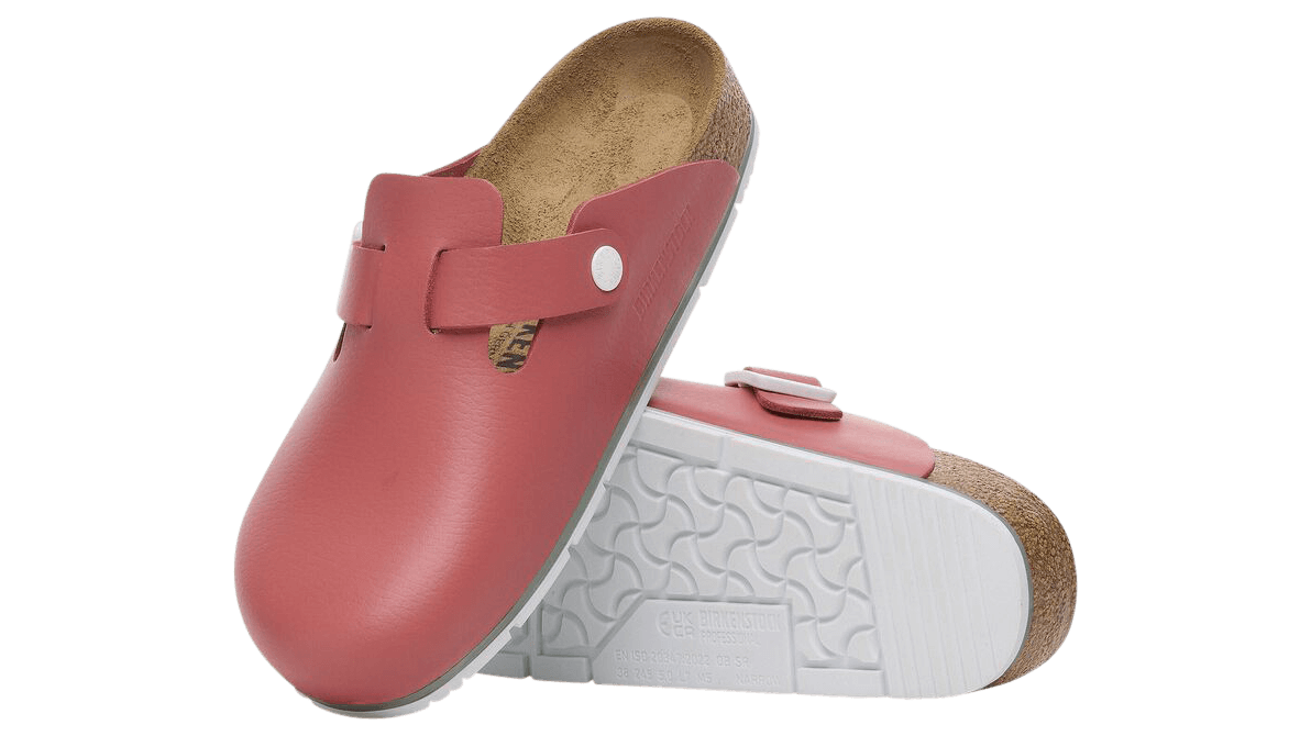 Berufsschuh "Boston PRO Naturleder Birkenstock", Mars Red