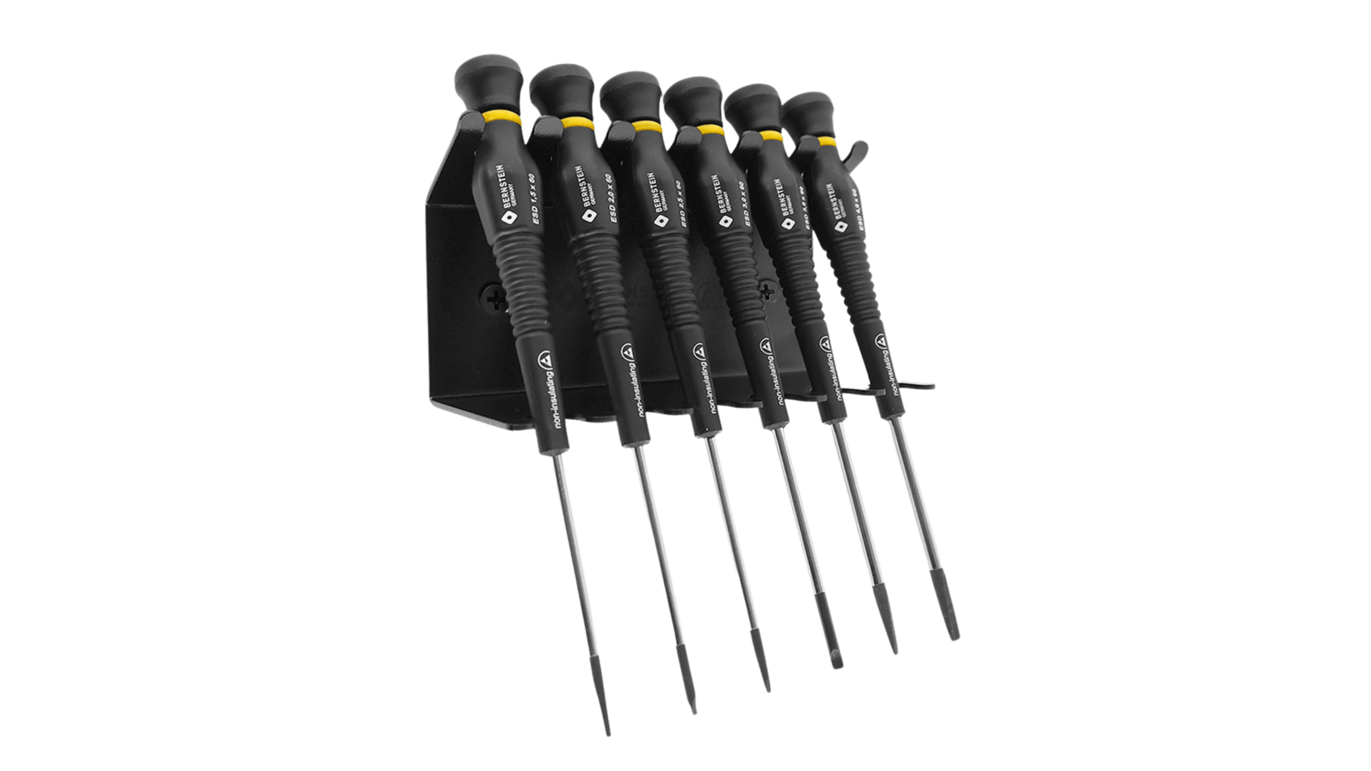 ESD Schraubendreher Satz 6 tlg (inkl ESD Werkzeughalter) – Bild 2