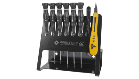 ESD screwdriver set VARIO 8 pcs (incl. ESD tool holder)