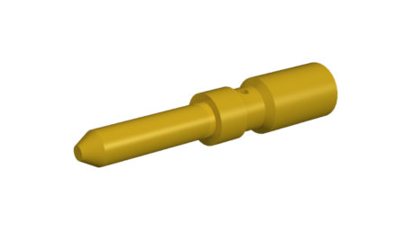 M23 crimping pin Ø 2.0 mm, turned 7.010.902.001