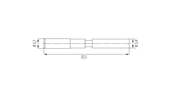M40 Crimpbuchse 2 mm, gedreht 7.015.952.002 – Bild 2