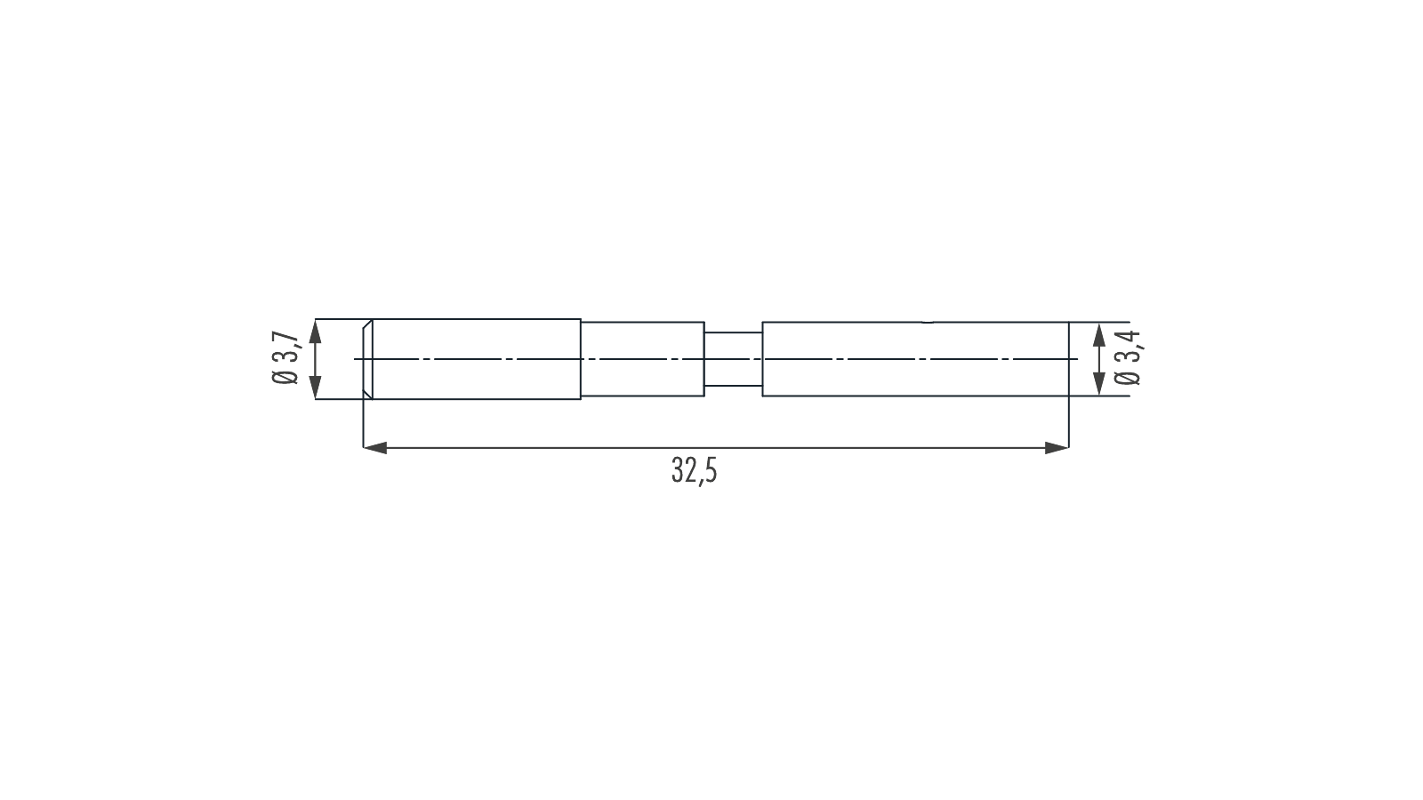 M40 Crimpbuchse 2 mm, gedreht 7.015.952.002 – Bild 2