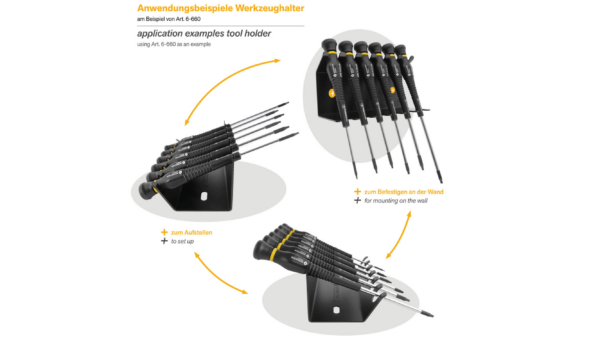 ESD TORX Schraubendreher Satz 6-tlg (inkl. ESD Ständer) – Bild 3