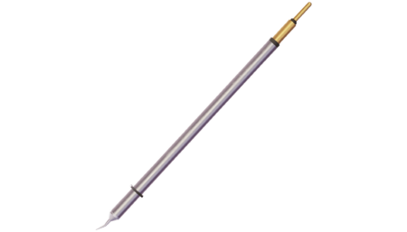 Metcal MicroFine 600 series soldering tip cartridge, conical, 0.1 mm x 4.5 mm