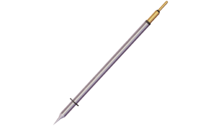 Metcal MicroFine 600 series soldering tip cartridge, conical, 0.1 mm x 5 mm