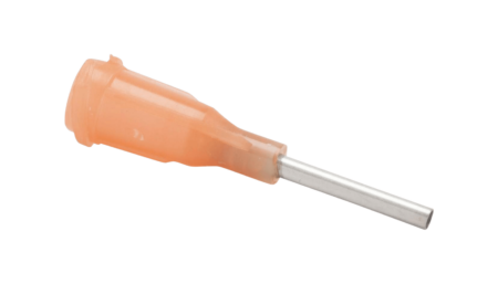 Dosing needle, stainless steel needle with plastic body, gauge: 15 (50 pieces)