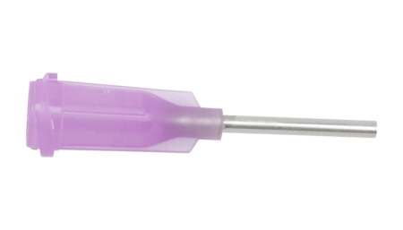 Dosing needle, stainless steel needle with plastic body, gauge: 16 (50 pieces)
