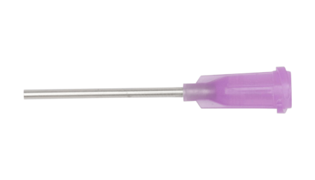 Dosing needle, stainless steel needle with plastic body, gauge: 16 (50 pieces)