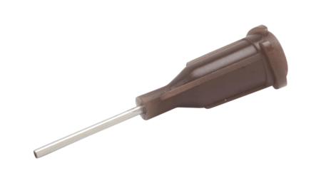 Dosing needle, stainless steel needle with plastic body, gauge: 19 (50 pieces)