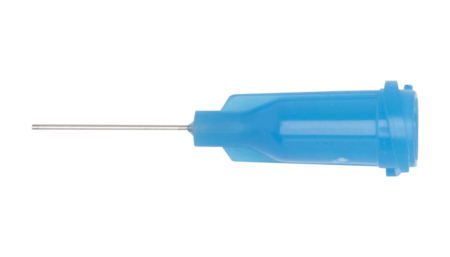 Dosing needle, stainless steel needle with plastic body, gauge: 25 (50 pieces)