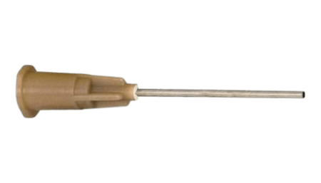 Dosing needle, stainless steel needle with plastic body, gauge: 19 (50 pieces)