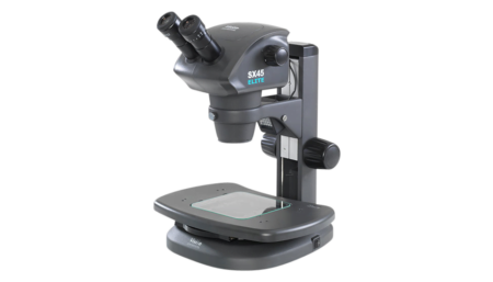 SX 45, trinocular complete unit with sliding table