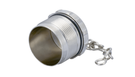 M23 Capuchon de protection en laiton avec chaîne 70mm