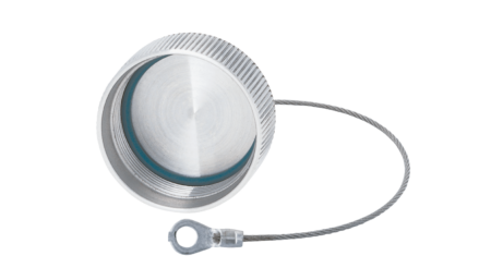 M23 Capuchon de protection en acier inoxydable avec câble 100mm