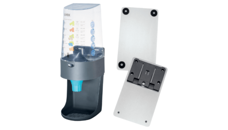 uvex dispenser "one2click" including magnetic holder