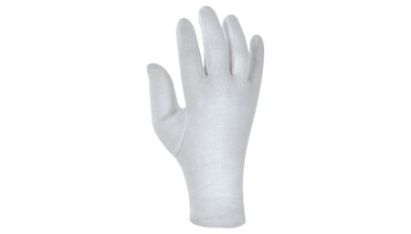 uvex cotton glove bleached in various sizes