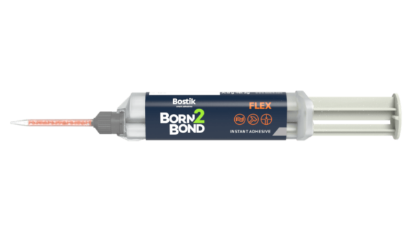 BORN2BOND Flex Sofortklebstoff 10 g Spritze (4:1)+5 Mischdüsen, transparent